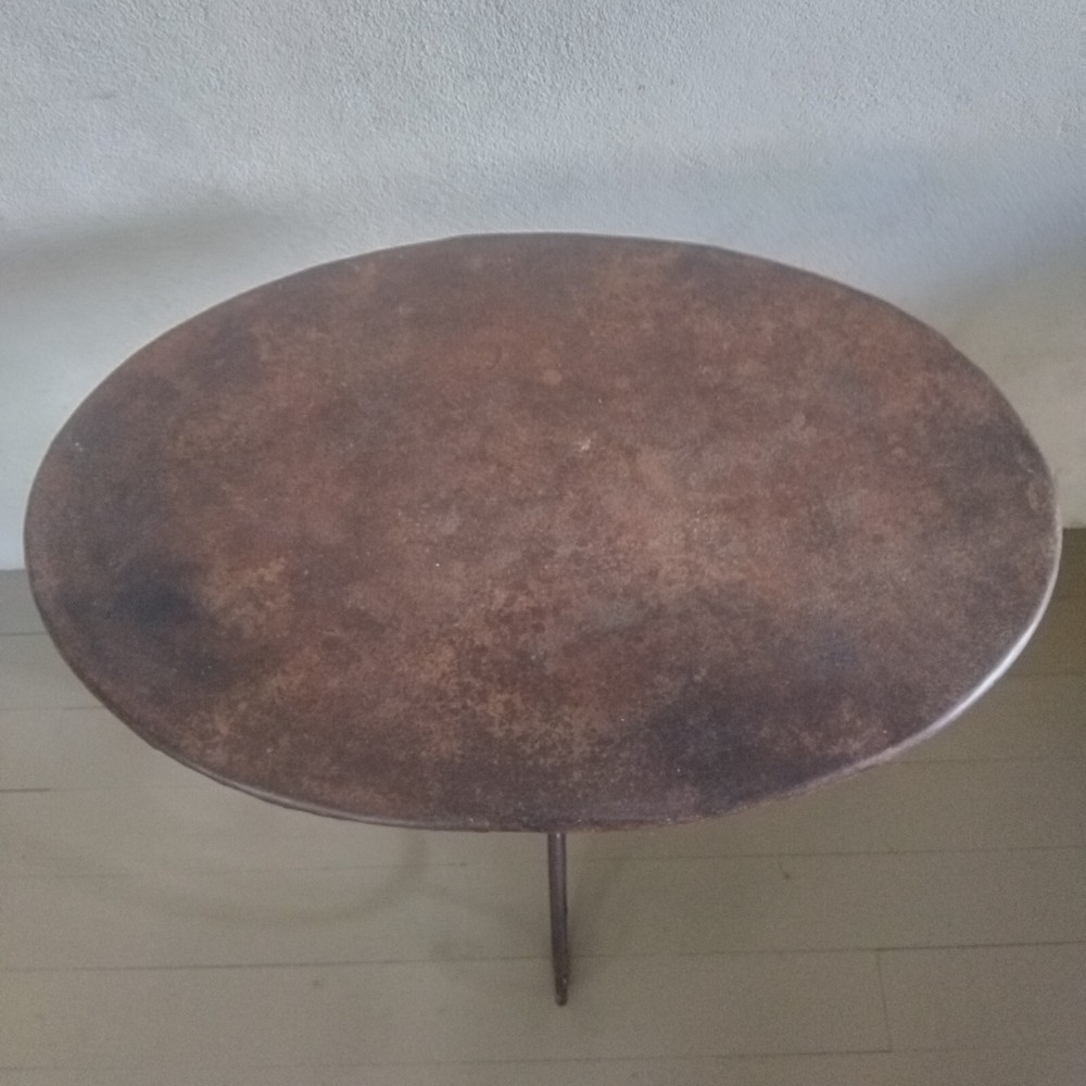 French wrought iron garden table