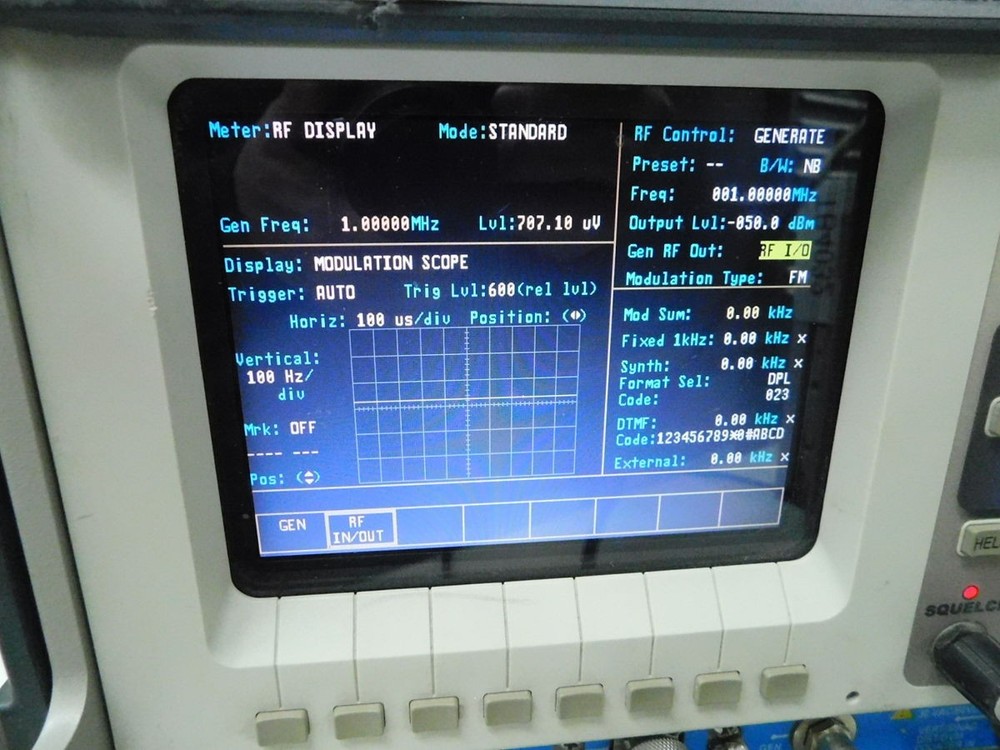 GENERAL DYNAMICS R2670B COMMUNICATIONS SYSTEM ANALYZER