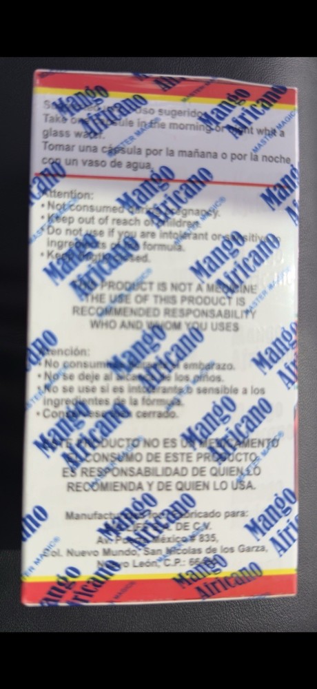 Mango Africano 2 Pack MASTER MAGIC AFRICAN MANGO 60 Capsules Original