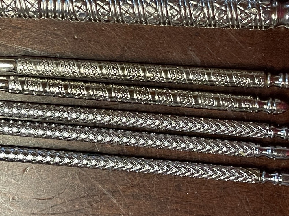 Vintage Handheld Metal Nutcracker w/ 4 picks