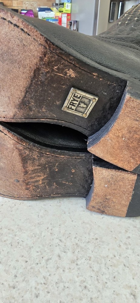Frye Leather Black Boots Women's 6.5B