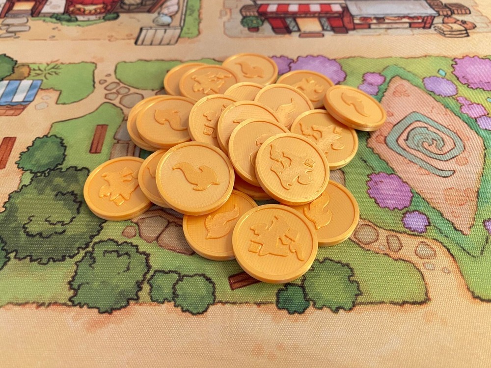 Flamecraft Upgrade Coins and Fountain container