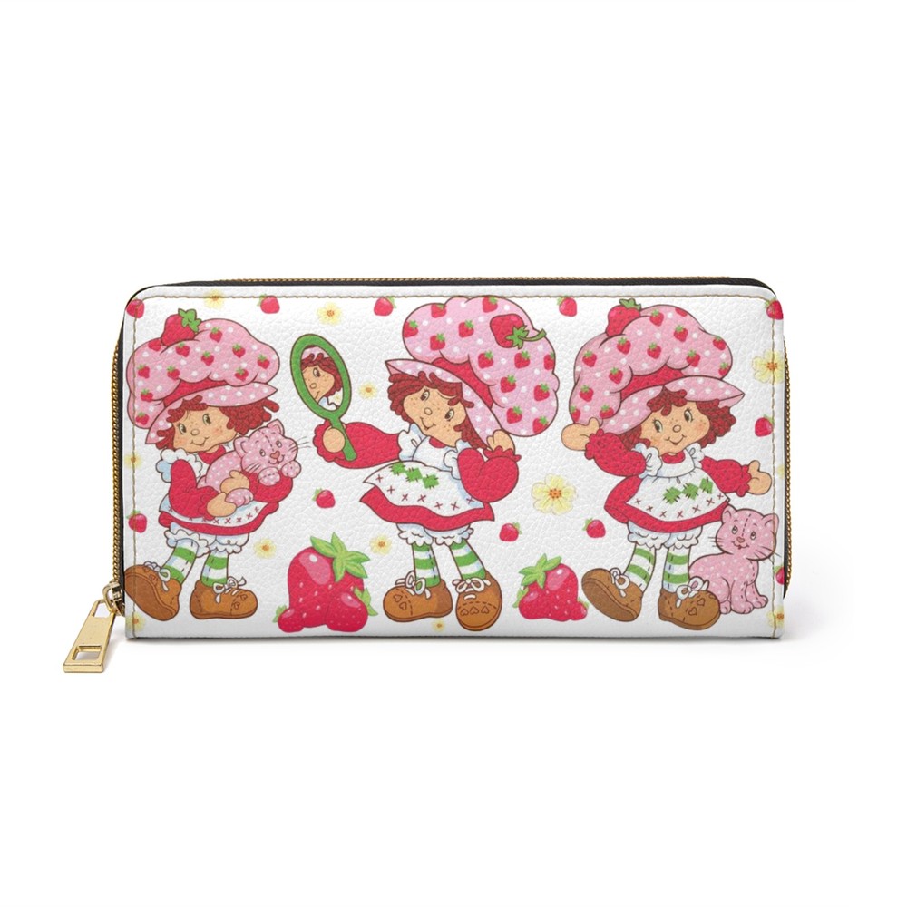 Strawberry Shortcake Zipper Wallet