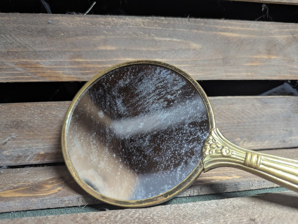 Vintage Art Deco Hand Mirror