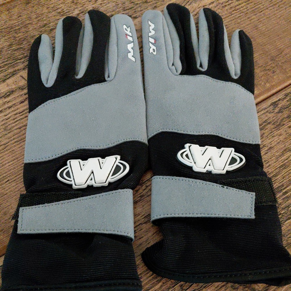 MIR Karting gloves, Grey/ Black , Extra small