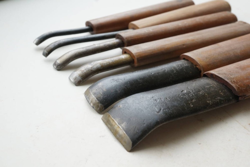 Maru Nomi Chisel Set 6pc Traditional Woodworking Tools High Quality
