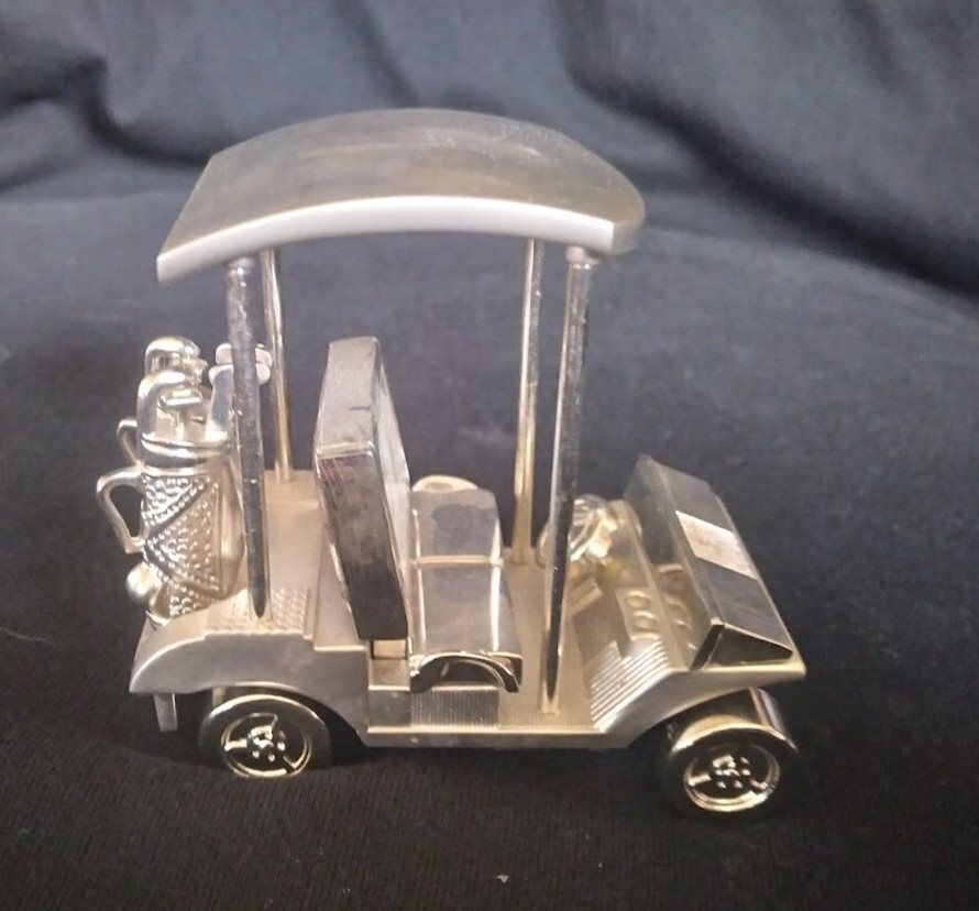 Golf cart clock