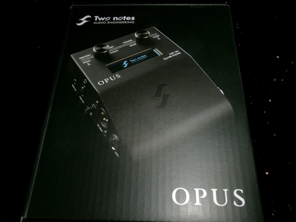 TWO NOTES AUDIO ENGINEERING * OPUS * Amp Sim/DynIR Engine Pedal Black