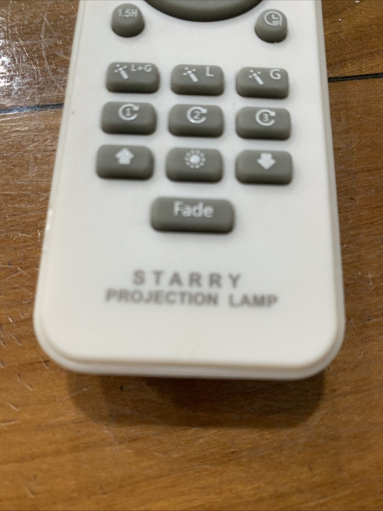 Starry Projection Lamp Remote White
