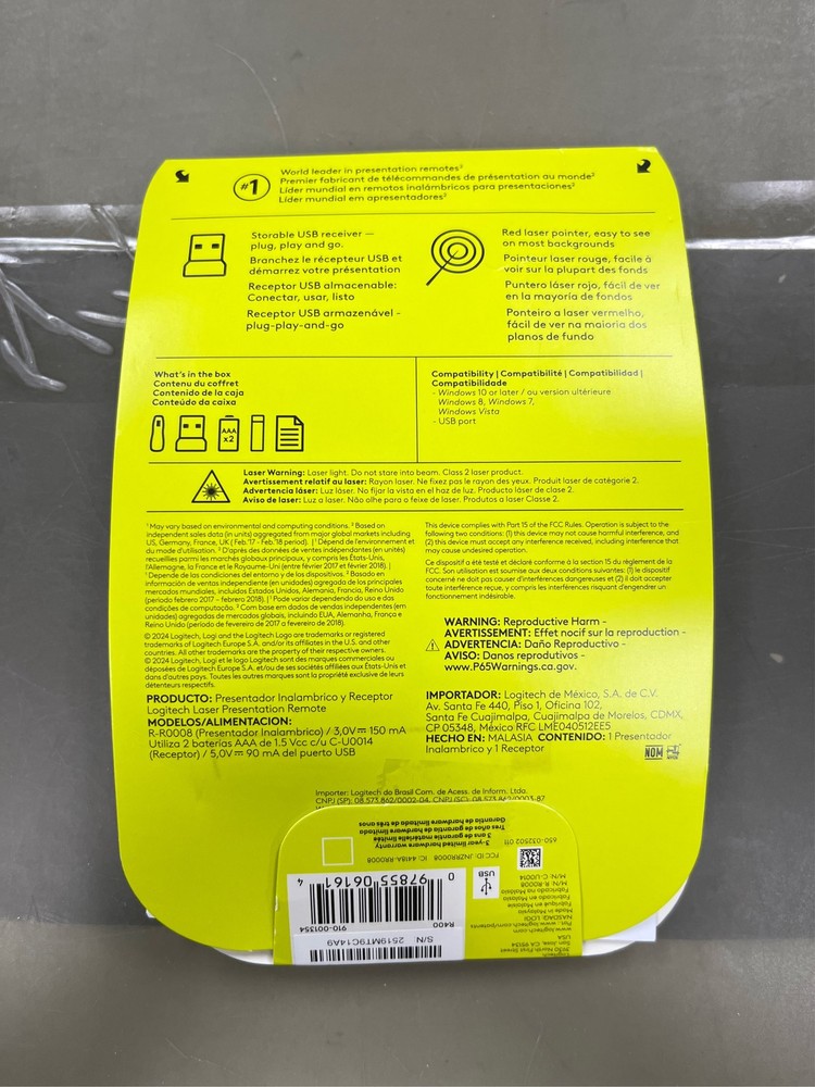 Logitech R400 Wireless Presenter