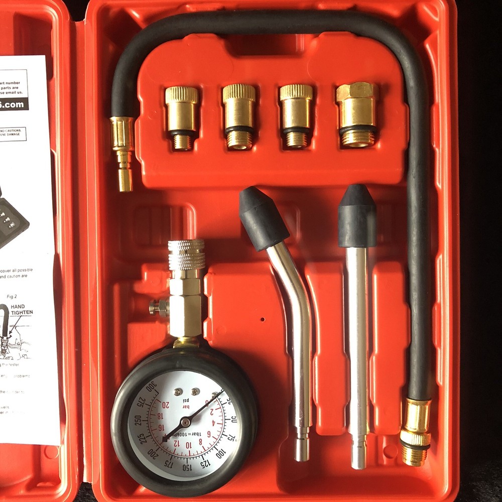 Gasoline Engine Cylinder Compression Tool Kit