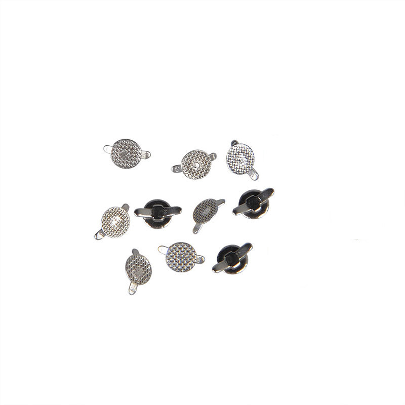 8Type AZDENT Dental Orthodontic Lingual Buttons Bondable Round Base/Rectangular