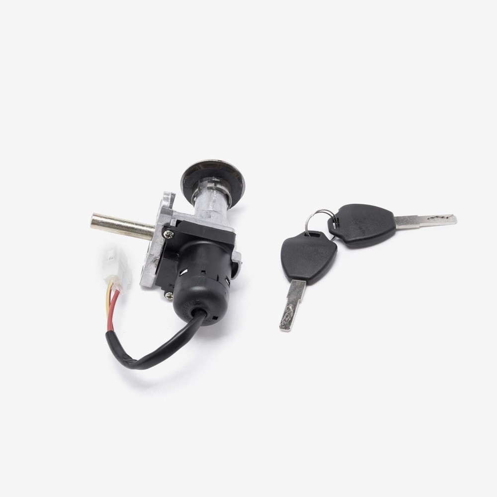 Lock Set Complete for LX08MAX-E5 Ignition Key Switch Scooter Black Durable KIT