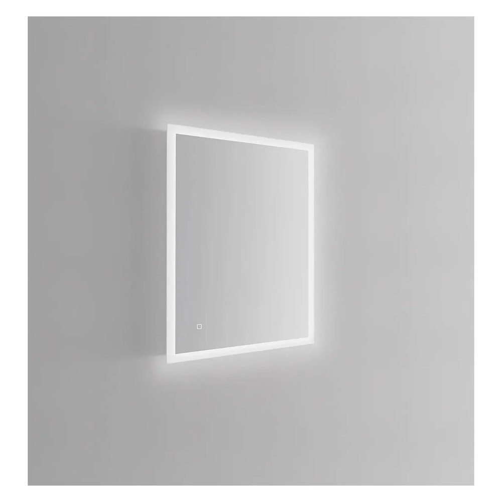 SYLVA LED LIGHTED BATHROOM VANITY SQUARE MIRROR - 36 x 27