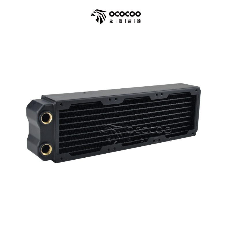 OCOCOO 240 Copper Radiator For Water Cooler Computer System Liquid Cooling LED