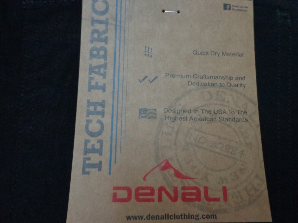 DENALI Black Tech Fabric Stretch Pants NWT 34/30 MSRP $54