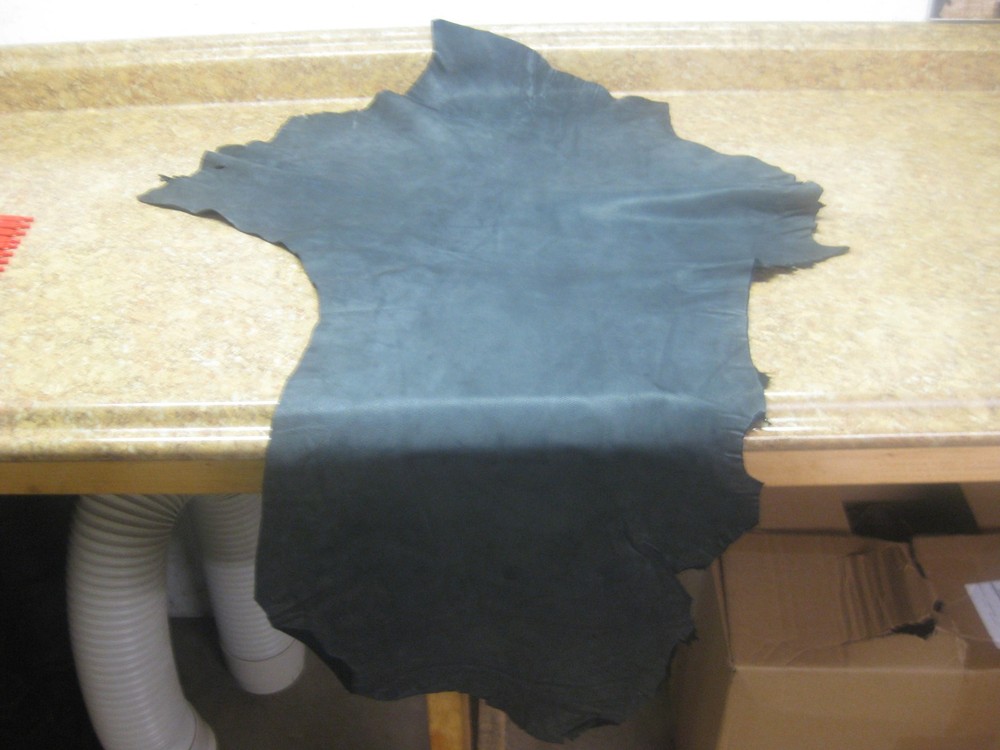 Black Top Grain Deer Leather #00003487 Row 8