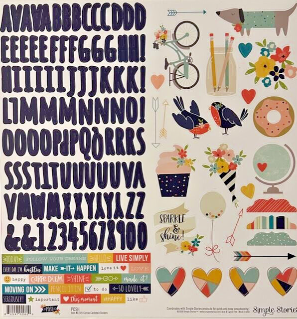 Simple Stories Sticker Sheets (11 sheets) Save 70%