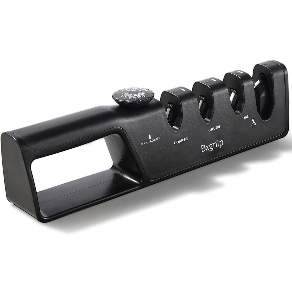 Professional Knife Sharpener with 6 Adjustable Sharpening Angles,and also sha...