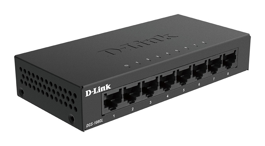D-Link 8-Port Gigabit Desktop Switch - DGS-108GL