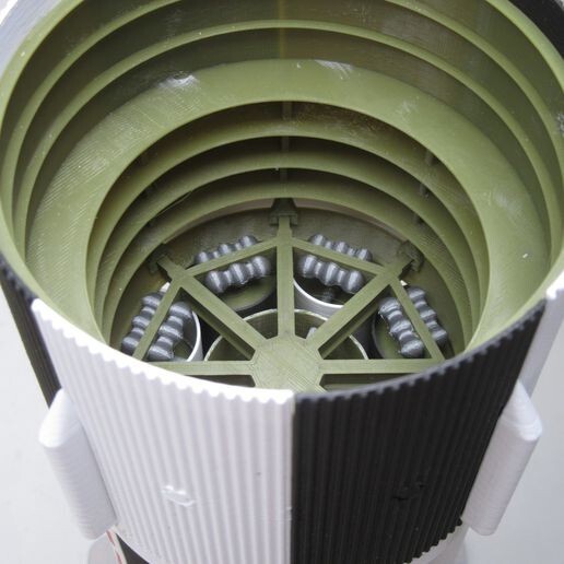 3d printed APOLLO 7 SATURN 1B rocket 1:48