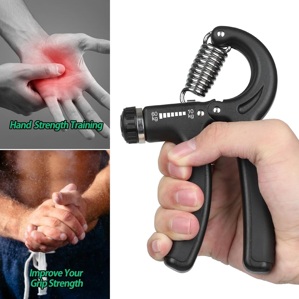 Adjustable Hand Grip Strengthener Forearm Trainer Grip Workout Tool