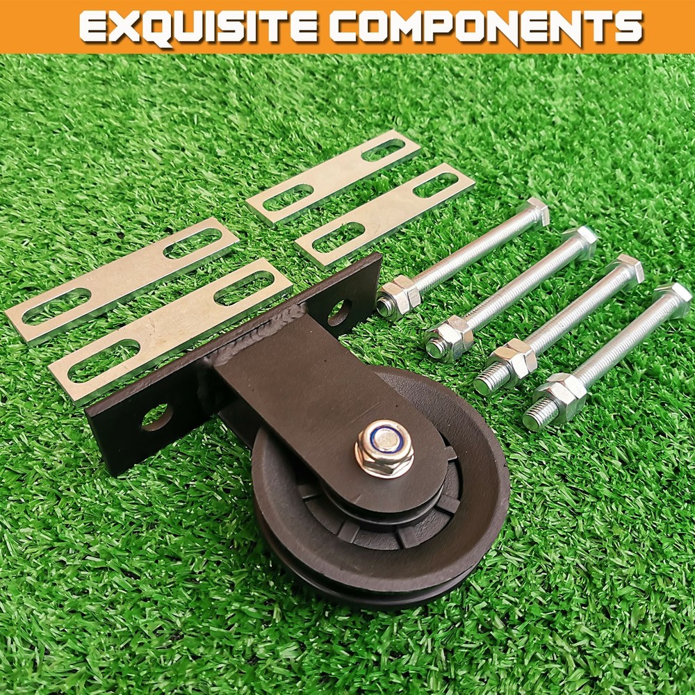 Power Rack Single Pulley System Attachment LAT Pulldown Machine Cable for Home