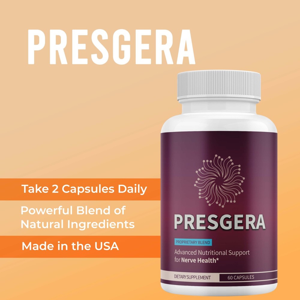 Presgera Advanced Nerve Support Formula Maximum Strength Vitamin ( 5 Pack )