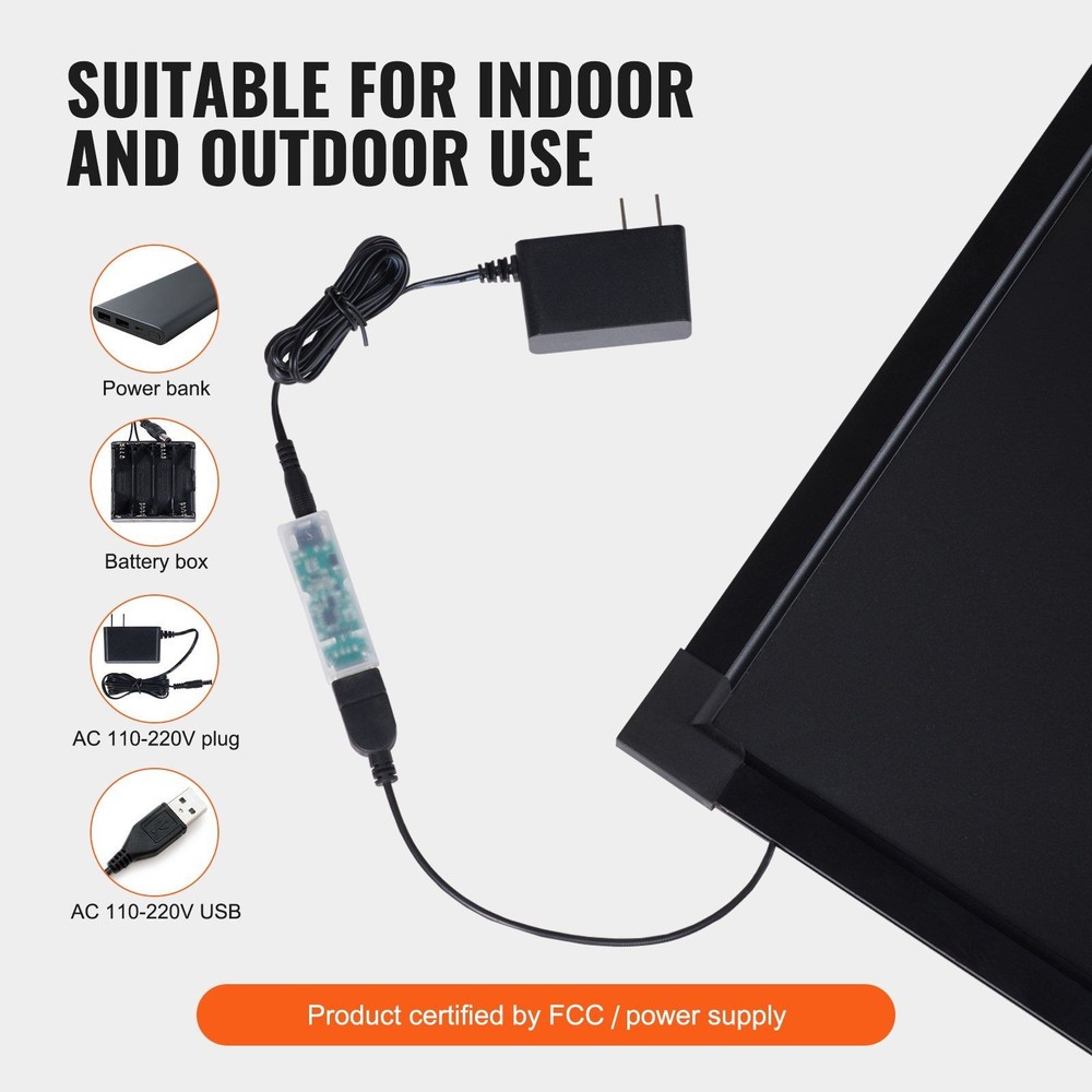 24x16 Smart Message Board with Easy Clean Glass and Remote Function