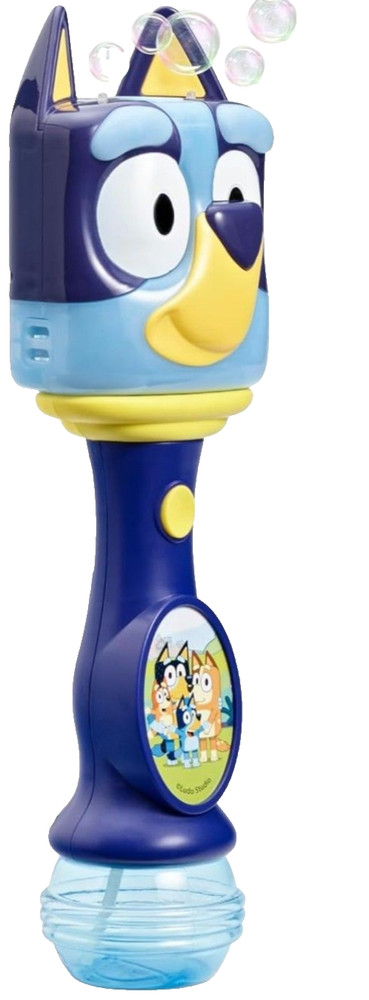 BLUEY Light And Sound Musical Bubble Wand Includes Bubble Solution NEW