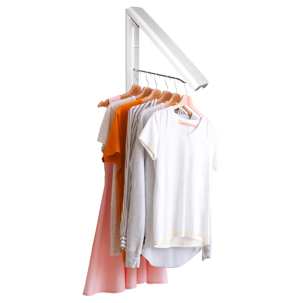 InstaHanger Clothes Drying Rack - Wall Mounted Laundry Drying Rack for Small