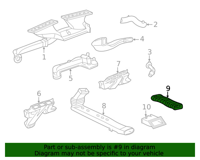 Genuine GM Flex Hose 25626866