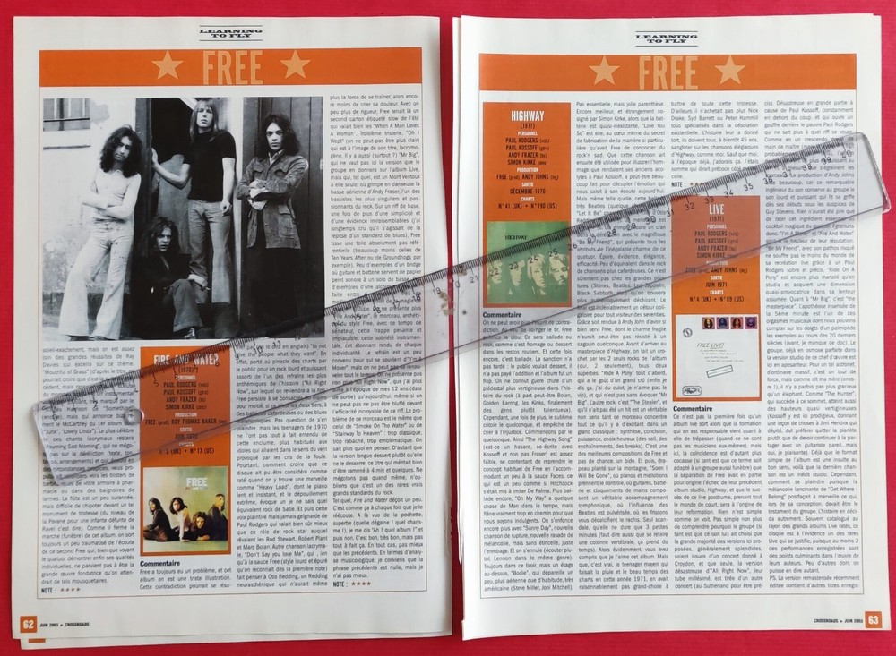 Press Article: FREE Blues Rock Group - June 2003 8 Pages