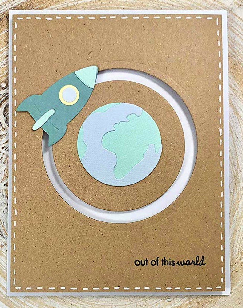 Sizzix Thinlits Space 11pc set #663414 Retail $12.99 by Emily Tootle