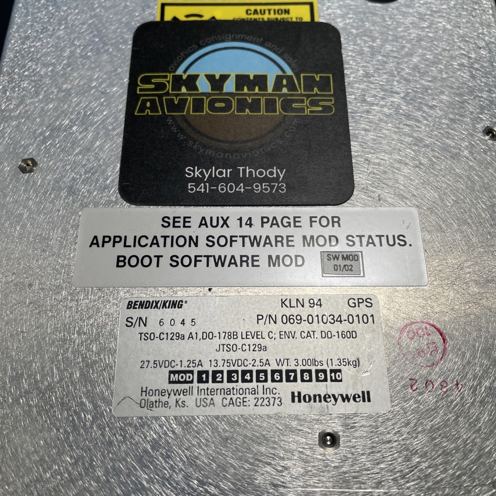 Bendix King KLN 94 Color GPS