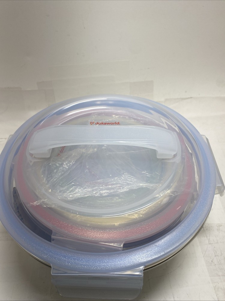 dokaworld Set of 5 Stackable Space-Saving Nesting Glass Bowls