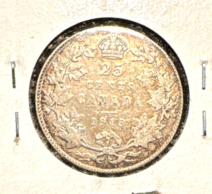Canada 1913 Quarter KM 24 VF (2)