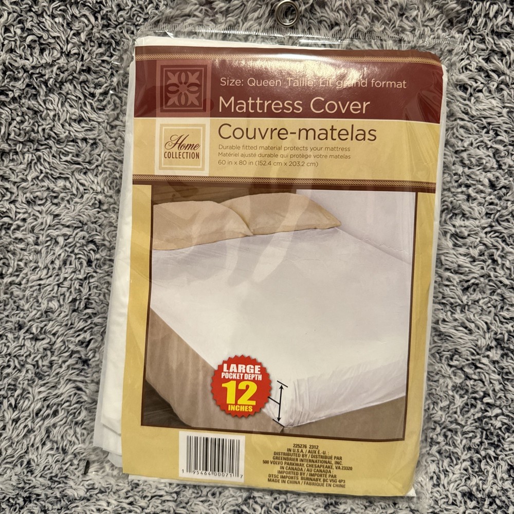 2-X Queen Size Fitted Mattress Protector Covers