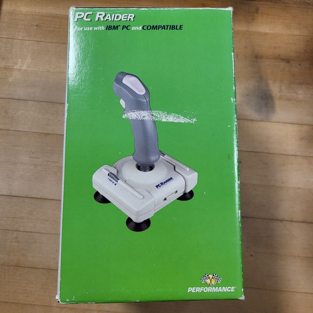 PC Raider Joystick Controller by Performance for DOS & Windows 95 Games NEW
