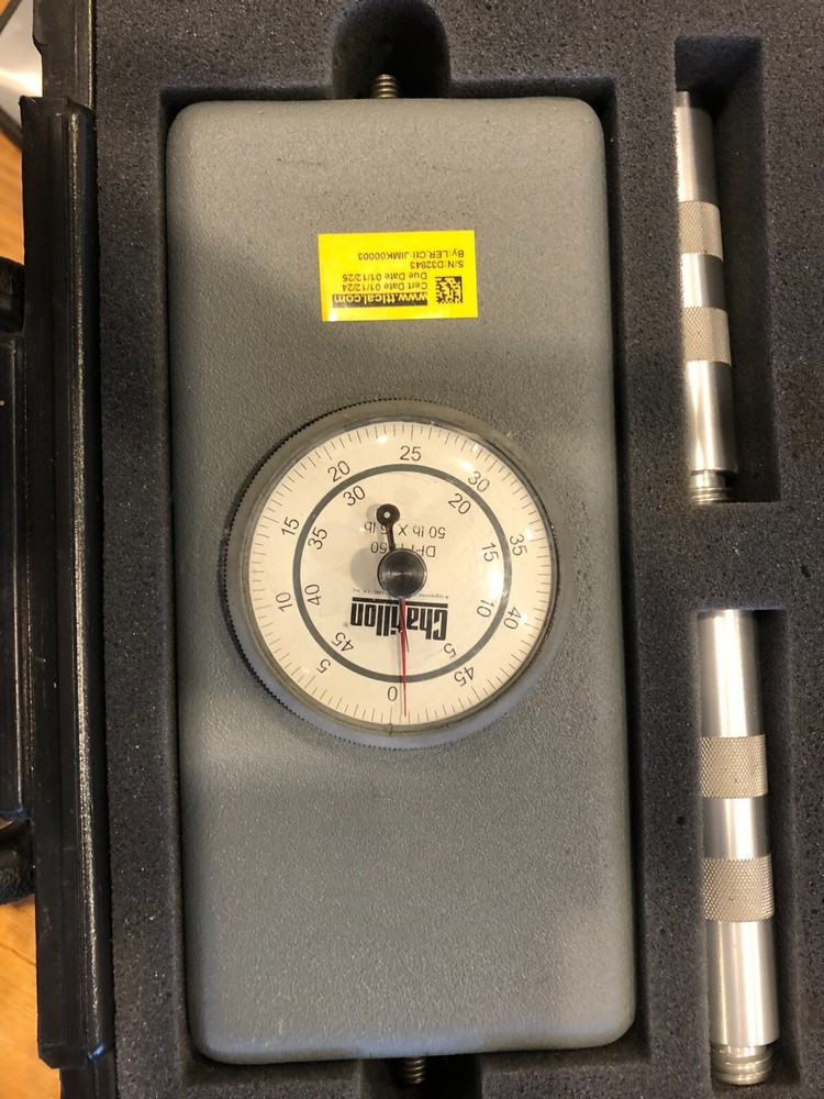 Ametek Chatillon push pull gauge certified for 2024 force measurement