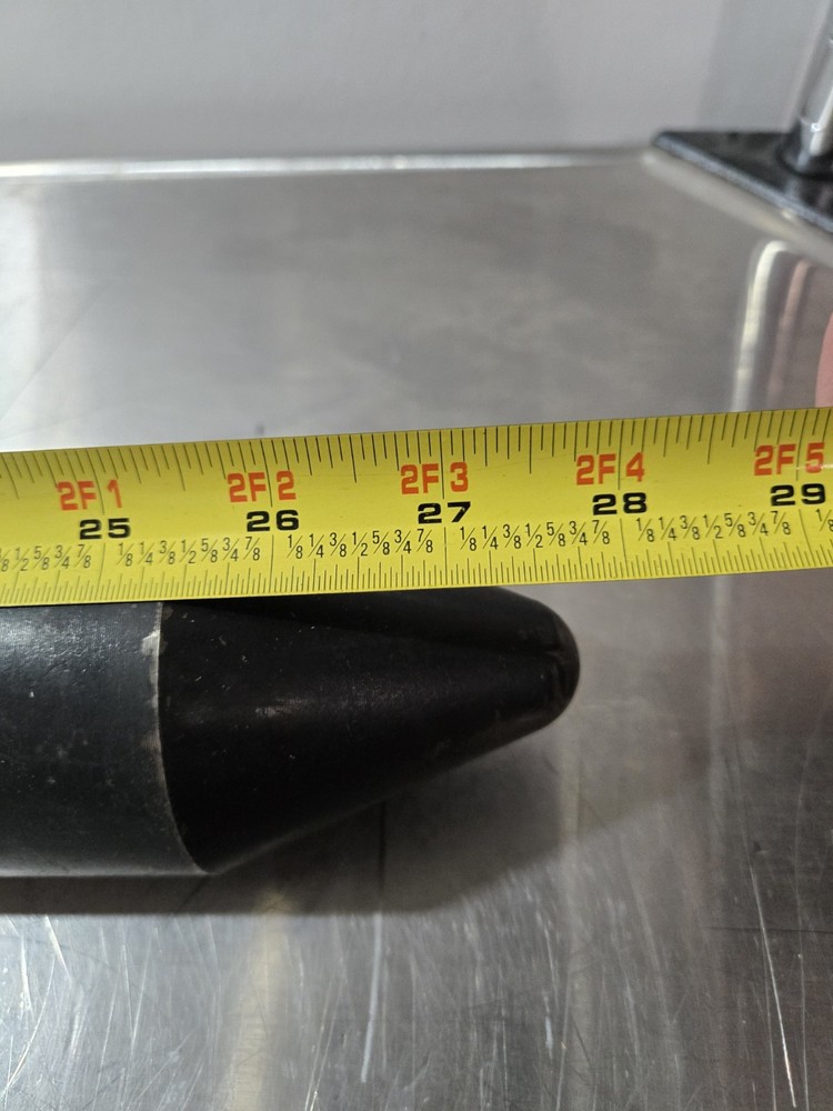 Brunner and Lay chisel point Moil Bit, 2.75" Dia, 28" OAL