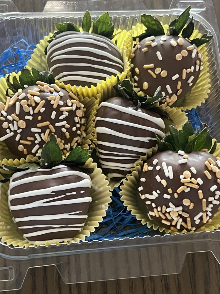 Chocolate Covered Strawberries Assorted Decorations Decorative Box Pack