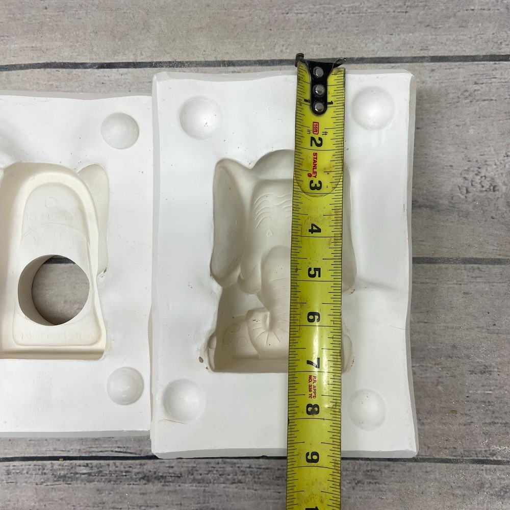 Vintage 1981 Mindy Mold Ceramic Casting Mold Elephant #M-290