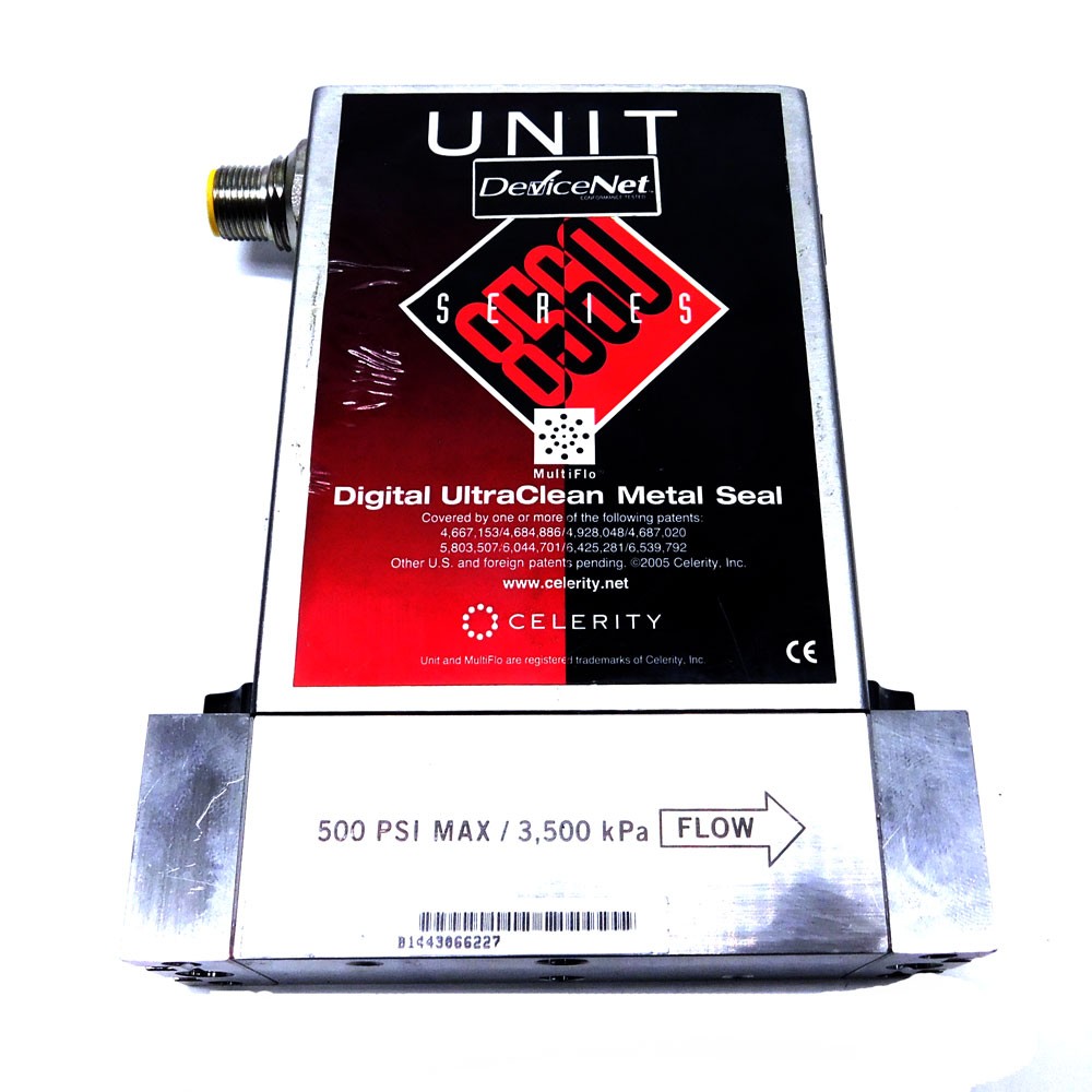 Celerity Unit UFC-8565 Mass Flow Controller MFC ((CH3)3SiH/750cc) DeviceNet