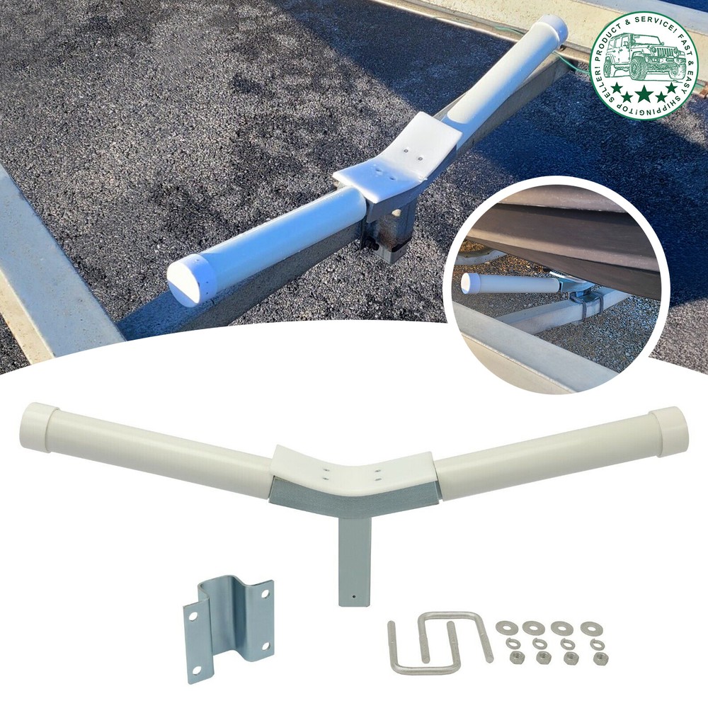 Boat Trailer Front V Guide Bow Rest Centering Support Kit PVC Galvanized