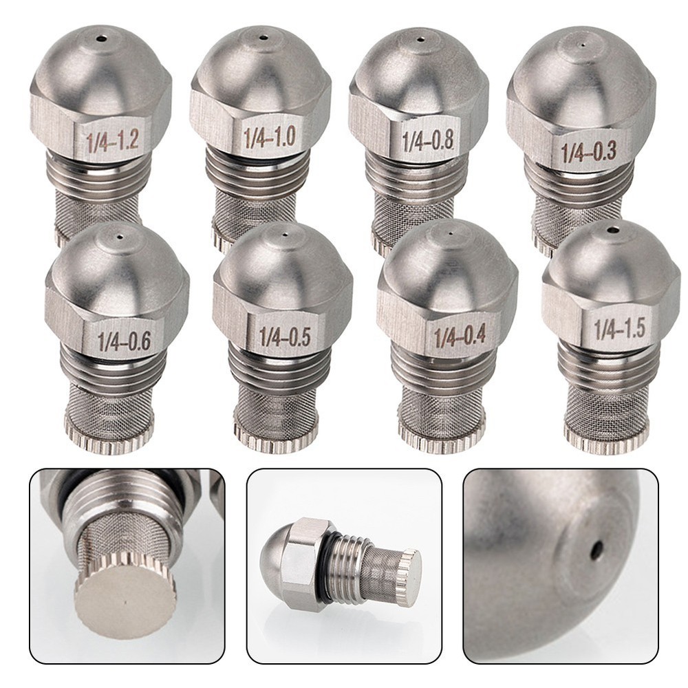 Mist Nozzle Atomizing Spray Mist Nozzle With Filter Screen Dia 0.3-1.5mm