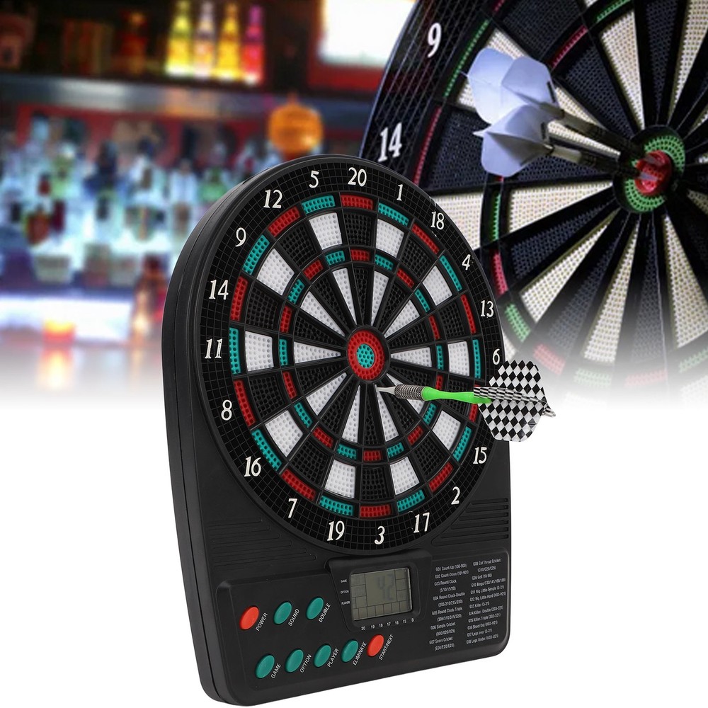 Electronic Dartboard Set Automatic Scoring Soft Tip Dartboard With Multiple FF