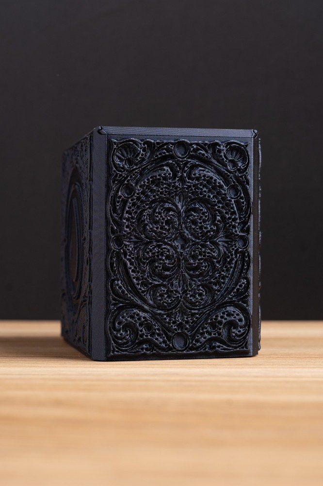 Island Glyph themed MTG Deck Box, EDH Commander Card Case