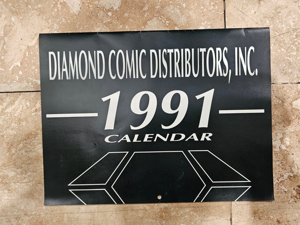 Diamond comic distributors, inc 1991 calendar