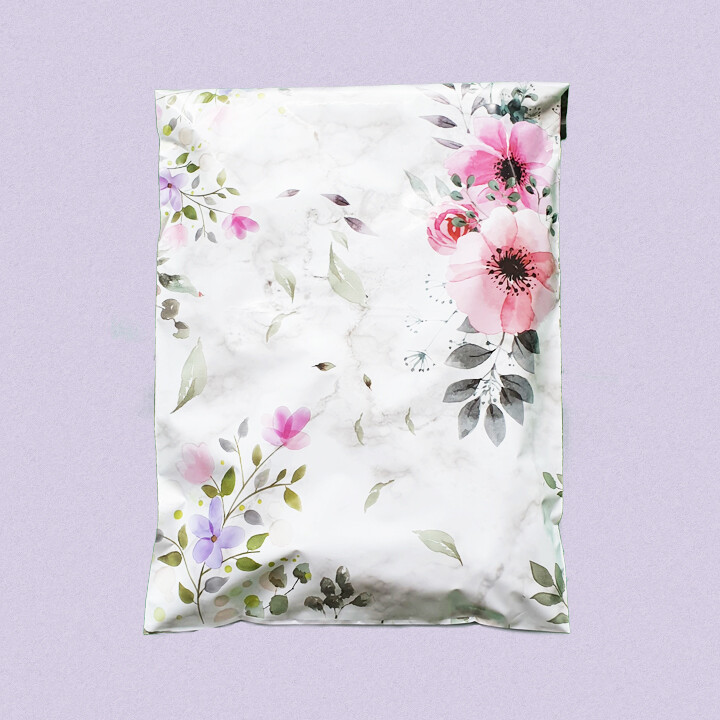 Polymailer mixed variety pack poly mailers 10x13 6 designs, 30 count